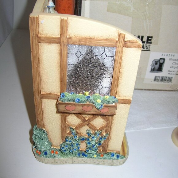 GRANDFATHER CLOCK  Hummelscape w/Box & AUF WIEDERSEHEN Figurine #153/0 TMK5 RARE - Picture 4 of 11